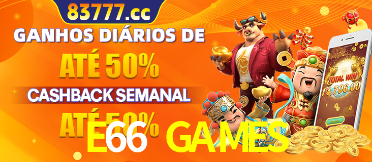 Anúncio de um membro ganhador do cassino E66 GAMES que ganhou R$2.193.486,00 jogando o slot PG Fortune Tiger, com os mascotes do jogo comemorando o prêmio.